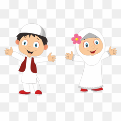 Islam Muslim Cartoon, ramadhan, child, hand png free download