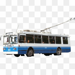 Shanghai trolleybus, bus clipart