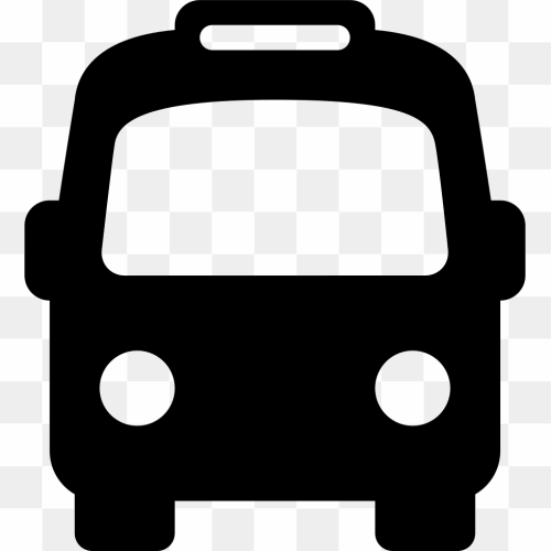 Trolleybus, trolleybus icon, trolleybus front view