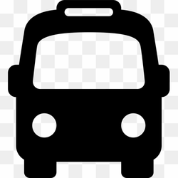 Trolleybus, trolleybus icon, trolleybus front view