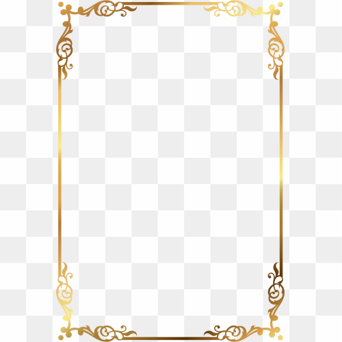 Gold pattern frame, gold and brown floral frame, frame, golden Frame, rectangle