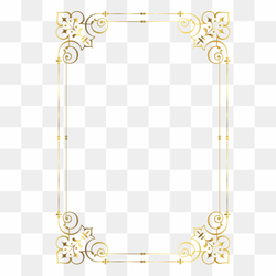 Frame, Gold frame, gold frame illustration, frame, golden Frame