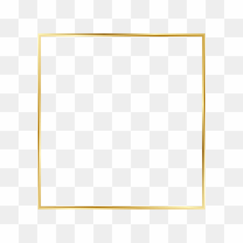 Golden flare frame, gold-colored frame, frame, angle, white png free download