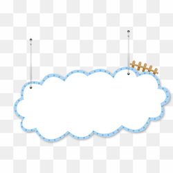 Cloud, clouds graphic sticker, border, blue, angle png