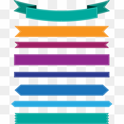 Web banner Ribbon Icon, Colorful ribbon banner, multicolored ribbon illustration, purple, angle, text