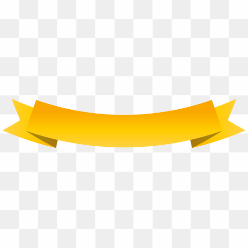 Banner Yellow ribbon, ribbon, angle, ribbon, ink