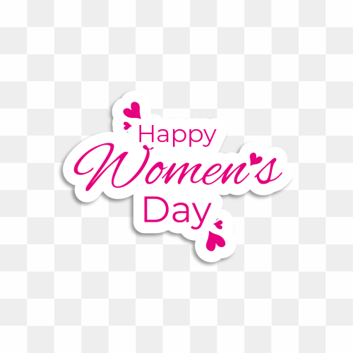 Happy Womens Day PNG Images