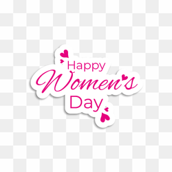 Happy Womens Day PNG Images