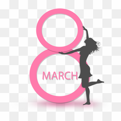 Woman International Womens Day Typeface Typography, Women \'s Day Font Design, holidays, text
