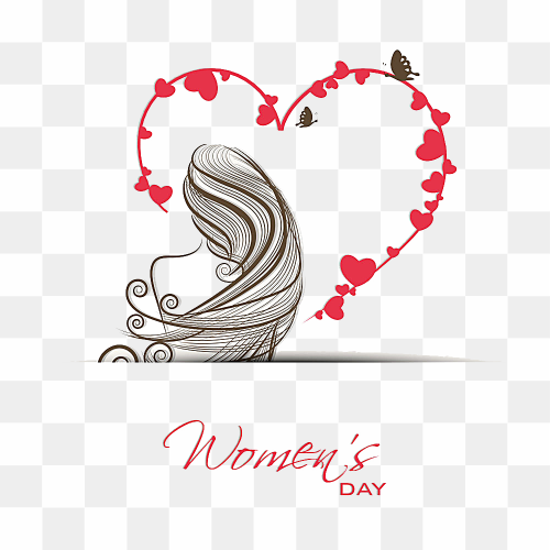 International Womens Day March 8 Valentines Day Greeting card Illustration, Creative Women\'s Day Women\'s Day, love, child, holidays png