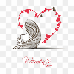 International Womens Day March 8 Valentines Day Greeting card Illustration, Creative Women\'s Day Women\'s Day, love, child, holidays png