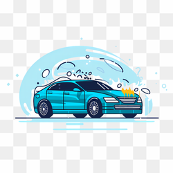 Transparent car wash