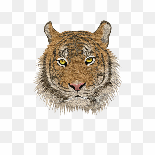 Tiger painting