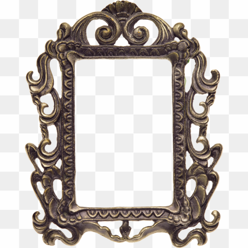 Baroque Frame PNG HD Isolated