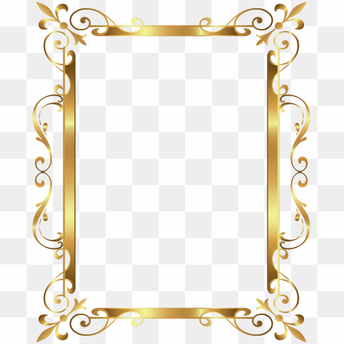 Artistic Frame PNG Free Download