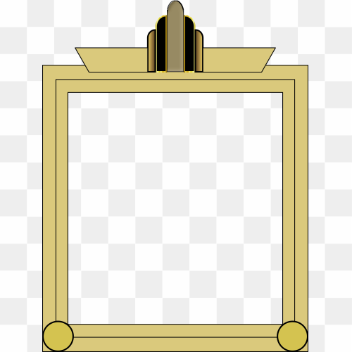 Art Deco Frame PNG Clipart