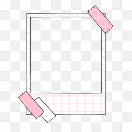 Aesthetic Polaroid Frame PNG
