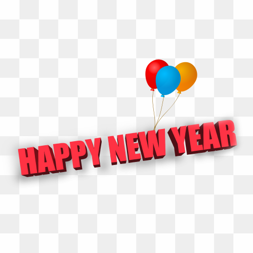 New Year PNG File