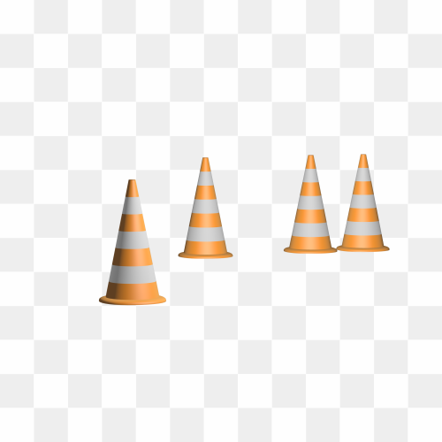 Traffic Cone PNG Isolated Transparent HD Photo
