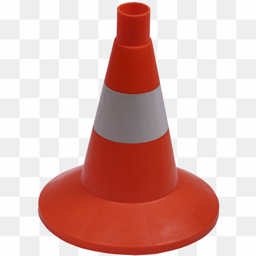 Traffic Cone PNG Isolated Transparent Image