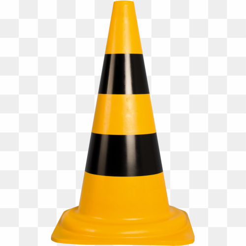 Traffic Cone Transparent Isolated Images PNG