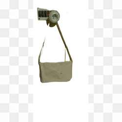 White celling fan with remote