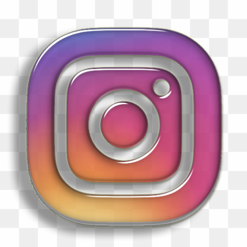 3D Instagram logo