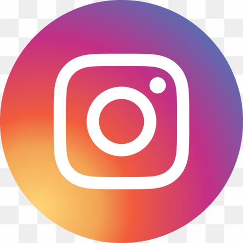 Circular Instagram logo