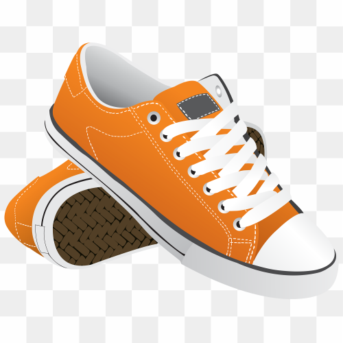 Orange shoes image