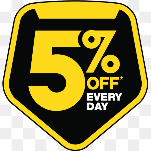 5 Off PNG HD