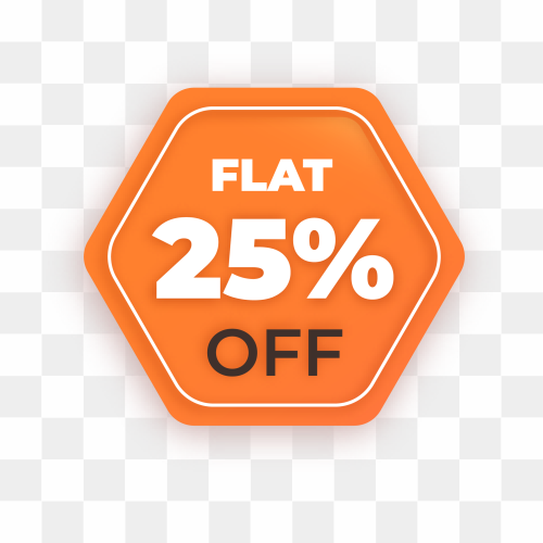 25 Off PNG Pic