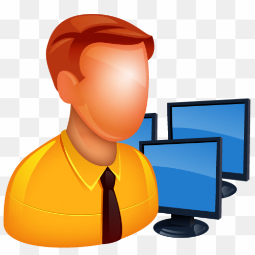 Admin Profile Vector PNG Picture