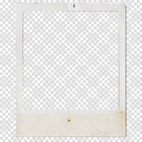Aesthetic Polaroid Frame PNG Isolated Photo