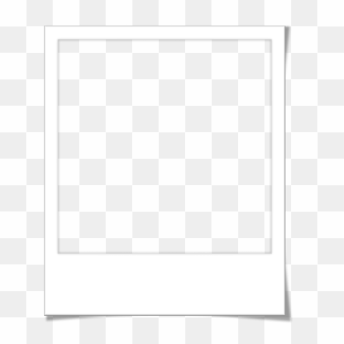 Aesthetic Polaroid Frame PNG Photos