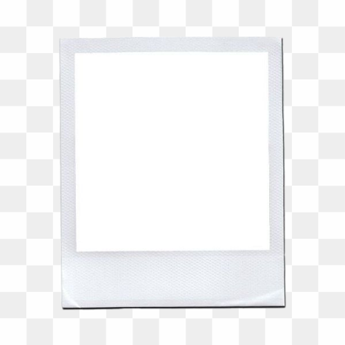 Aesthetic Polaroid Frame PNG Transparent