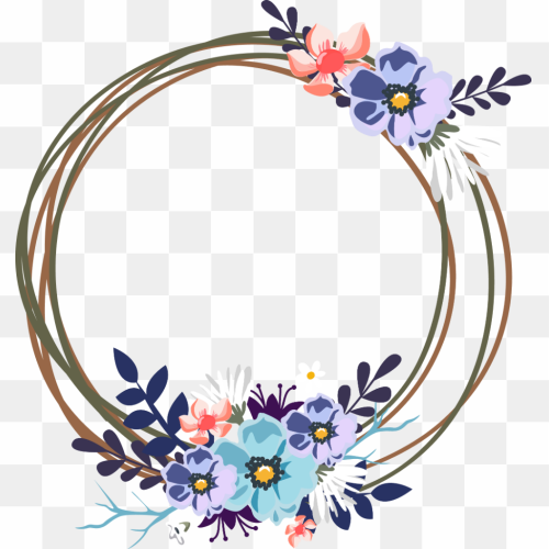 Boho Frame PNG HD Isolated