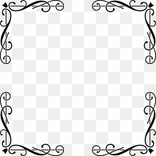 Elegant Frame PNG Clipart