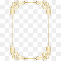 Abstract Gold Heart PNG Image