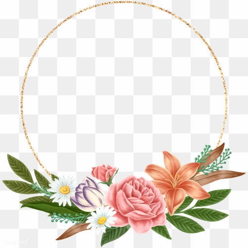 Frame Flower PNG Photos