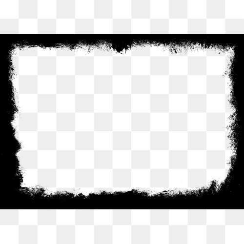 Grunge Frame Transparent PNG