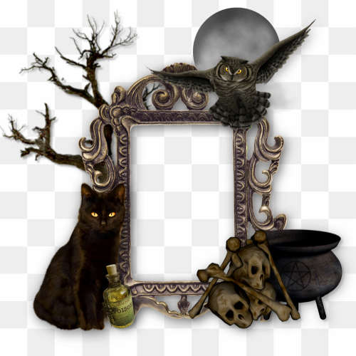 Halloween Frame PNG File
