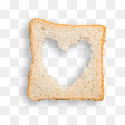 Bread with Heart in the Middle