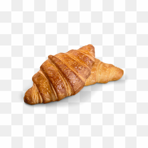 Two Fresh Croissants