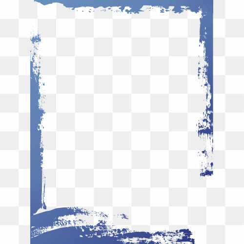 Blue frame abstract