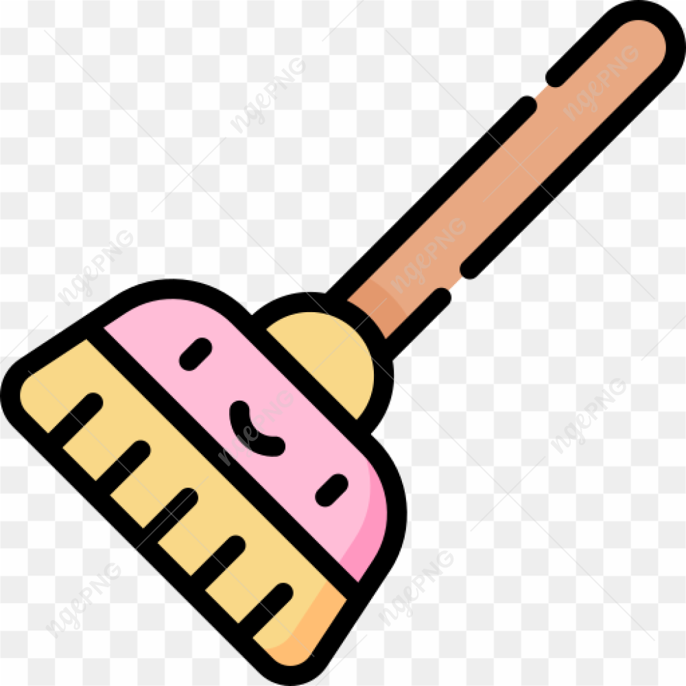 Broom Vector PNG Clipart