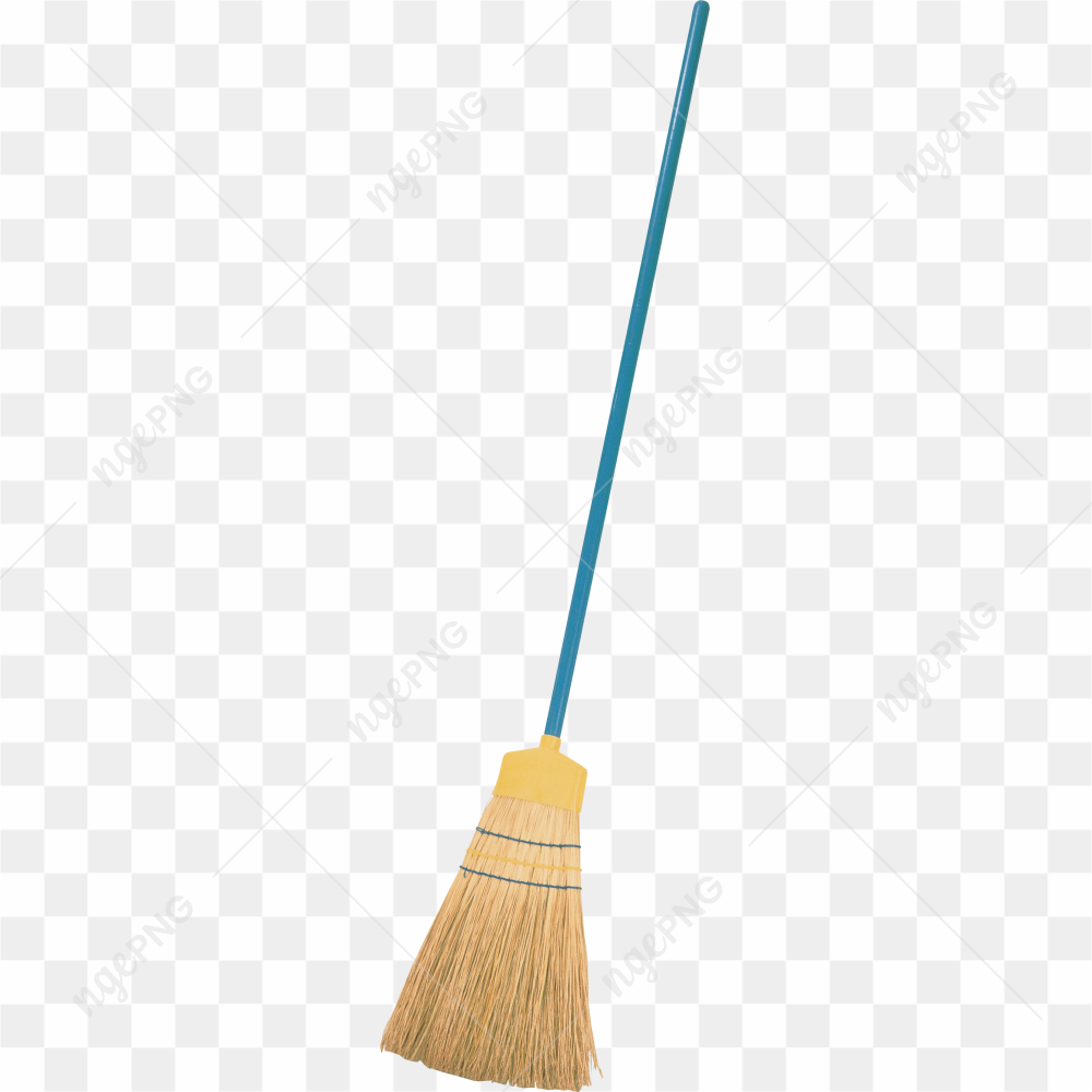 Stick Broom Vector PNG File