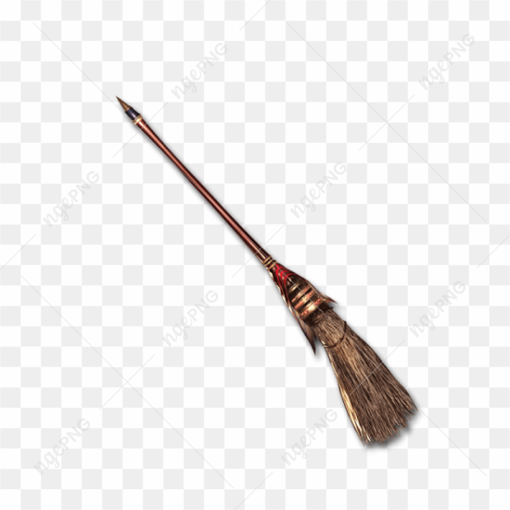 Stick Broom Vector Transparent Background