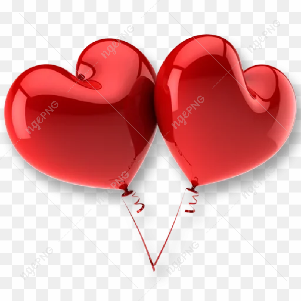Heart Balloon PNG Free Download