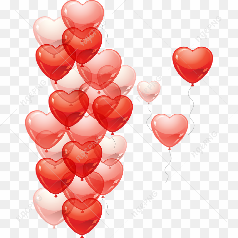 Heart Balloon PNG HD