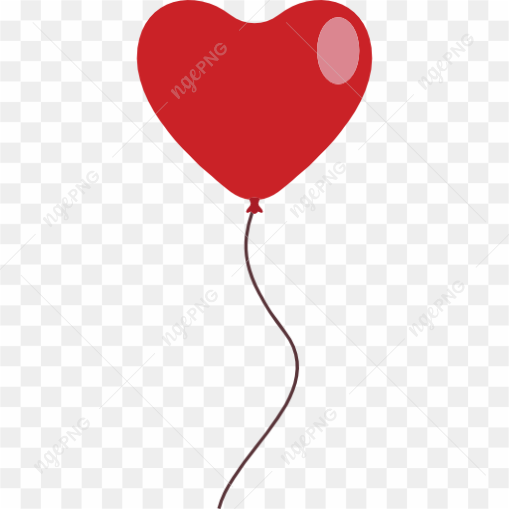 Heart Balloon PNG Image